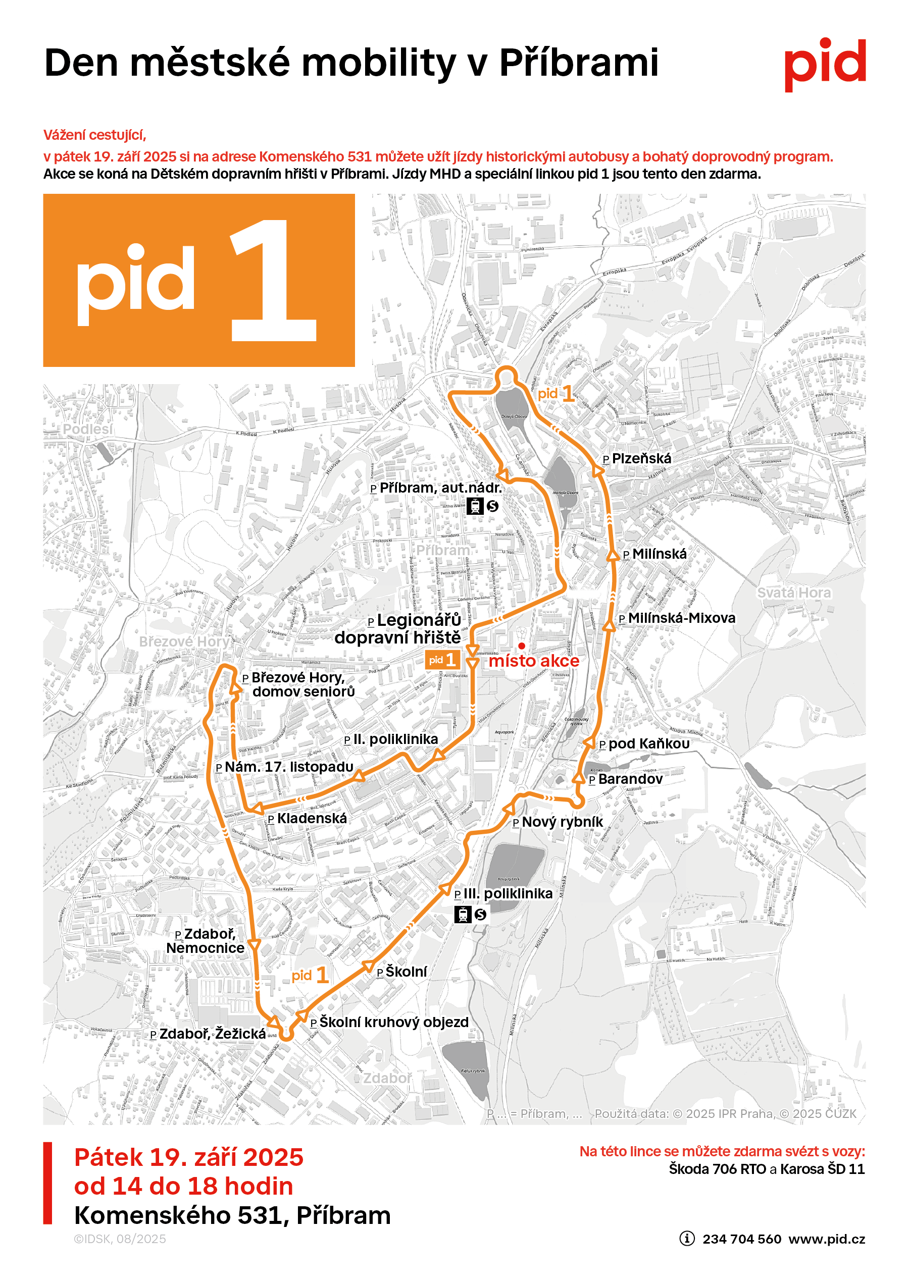 mapa bus den městsk&eacute; mobility