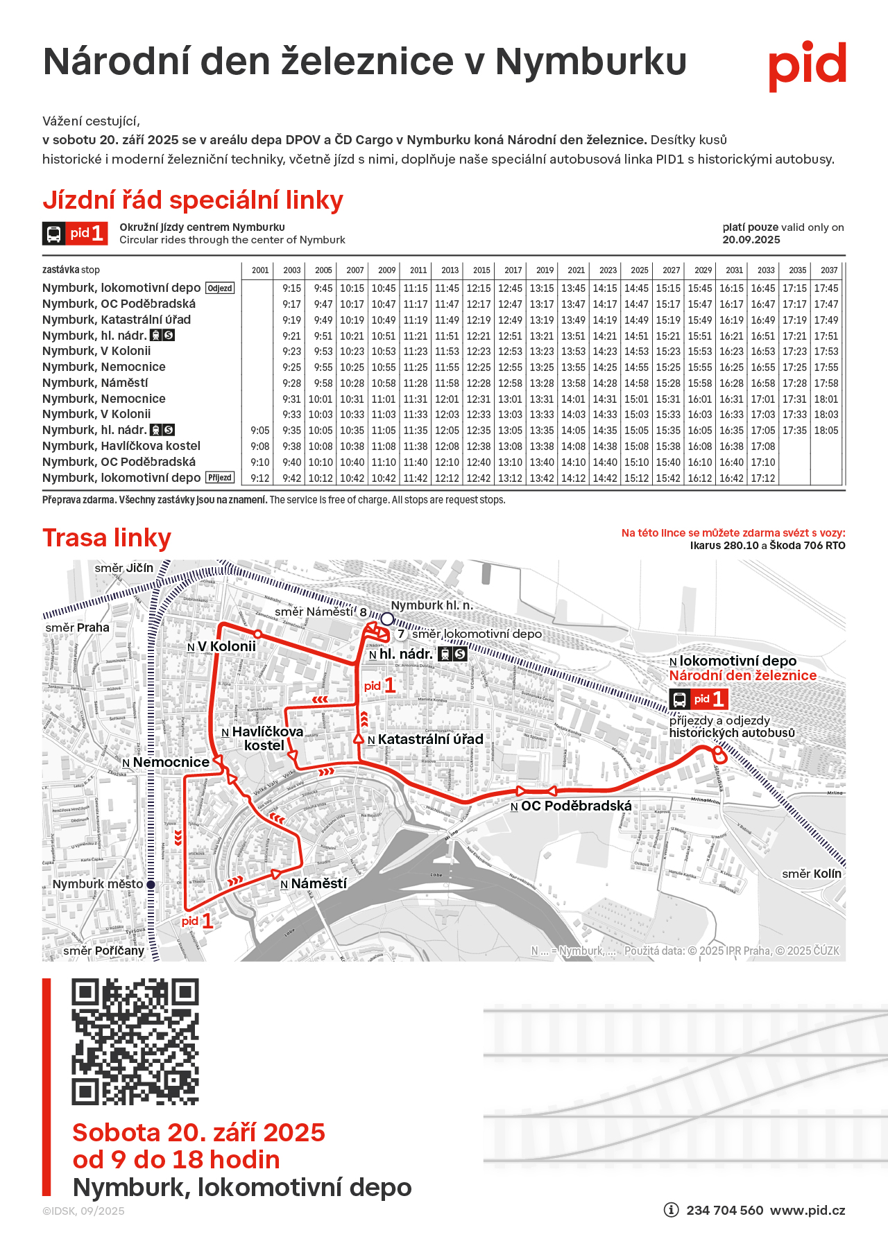 N&aacute;rodn&iacute; den železnice PID j&iacute;zdn&iacute; ř&aacute;d